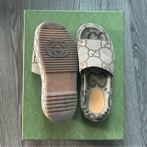 gucci angelina maxi GG platform slides - Picture 4 of 5